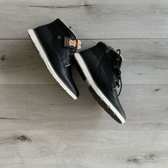 Crevo Finnegan Leather Boot BLACK 10.5 STITCH FIX NWT IN‎ PACKAGE - Picture 9 of 11